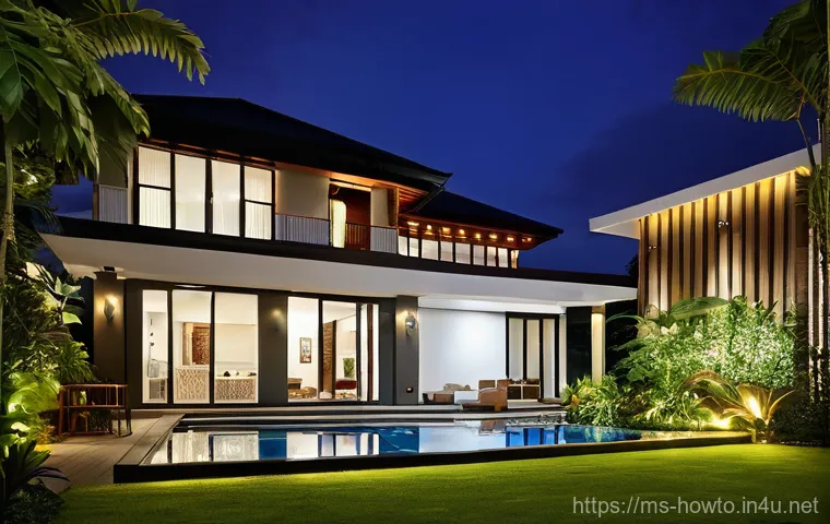 스마트 조명 활용법 - **A Modern Malaysian Living Room at Dusk with Smart Ambient Lighting:**
    A serene and inviting li...