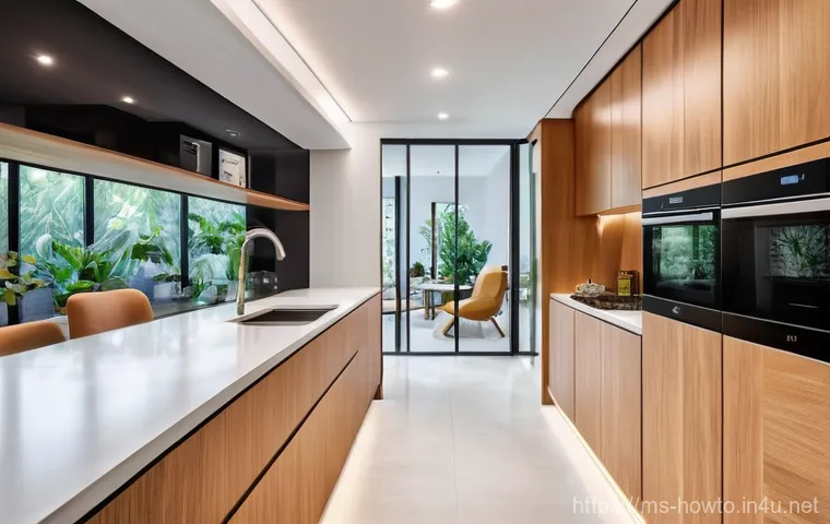 스마트 조명 활용법 - **Exterior View of a Malaysian Home with Smart Security Lighting:**
    An eye-level exterior shot o...