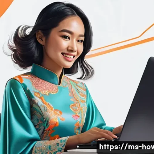 Home 26 AI 이미지 생성기 활용법 - **Prompt:** A vibrant and dynamic digital painting depicting a young Malaysian woman, in her late 20...